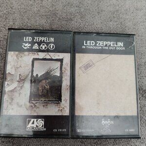 2  LED ZEPPELIN CASSETTE TAPES